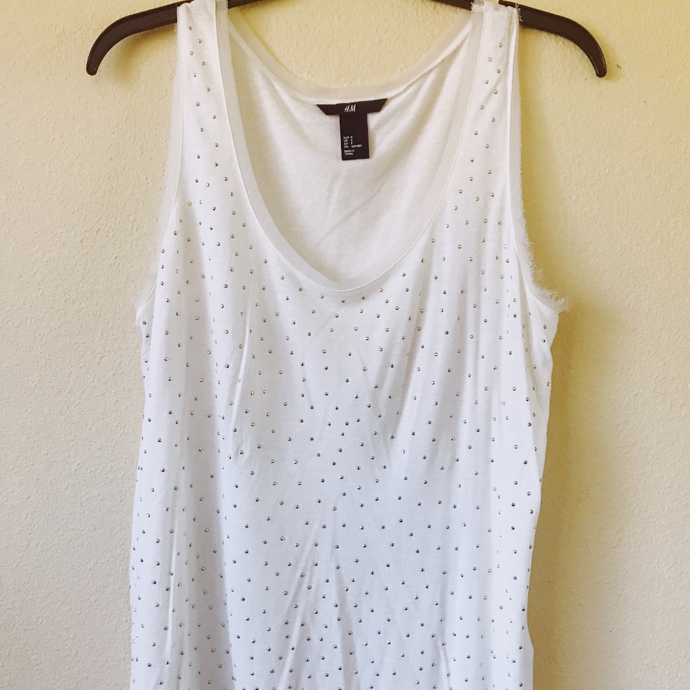 Casual Studded Tank Top